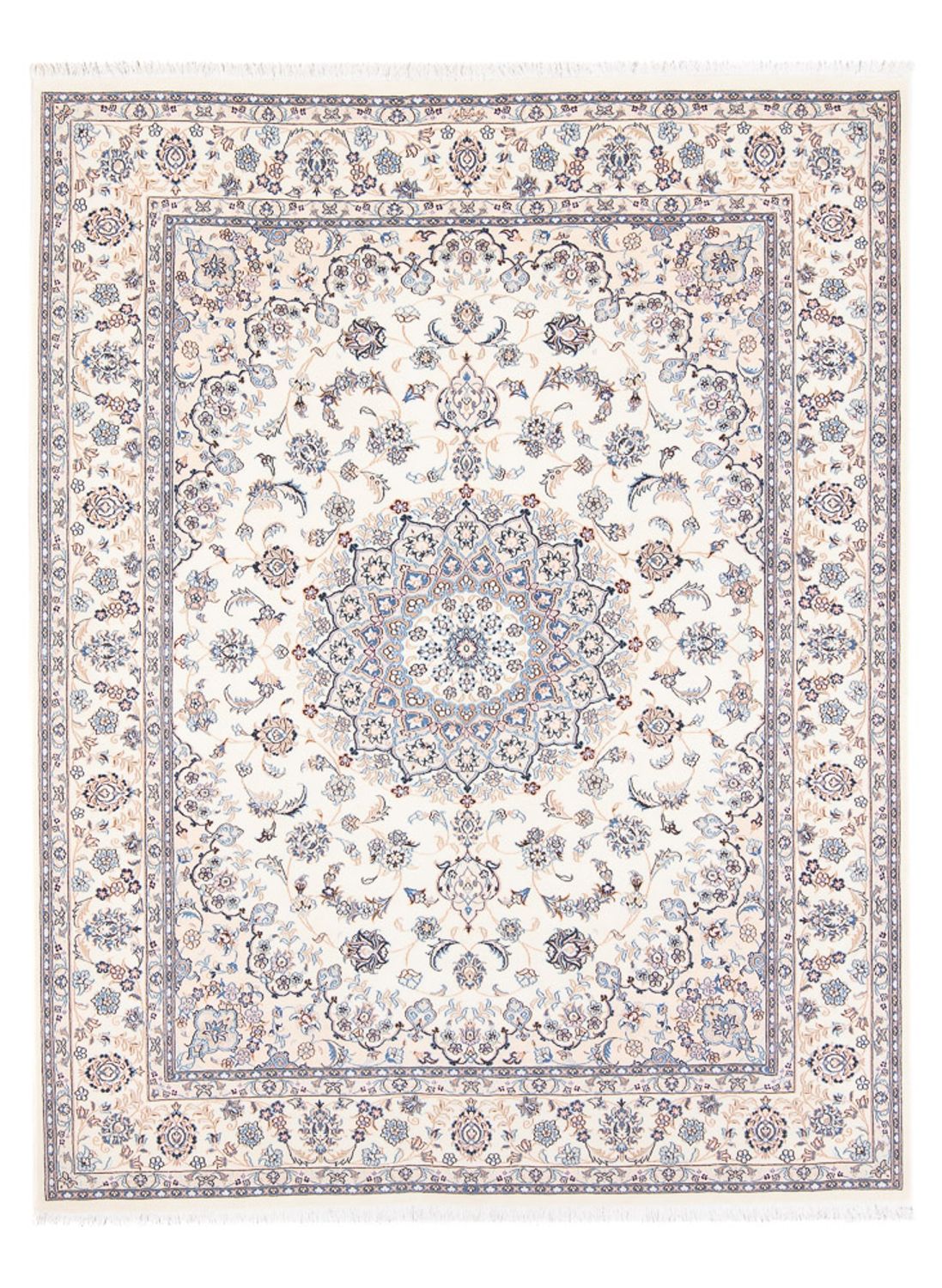 Alfombra Persa - Nain - Prima - 207 x 150 cm - crema