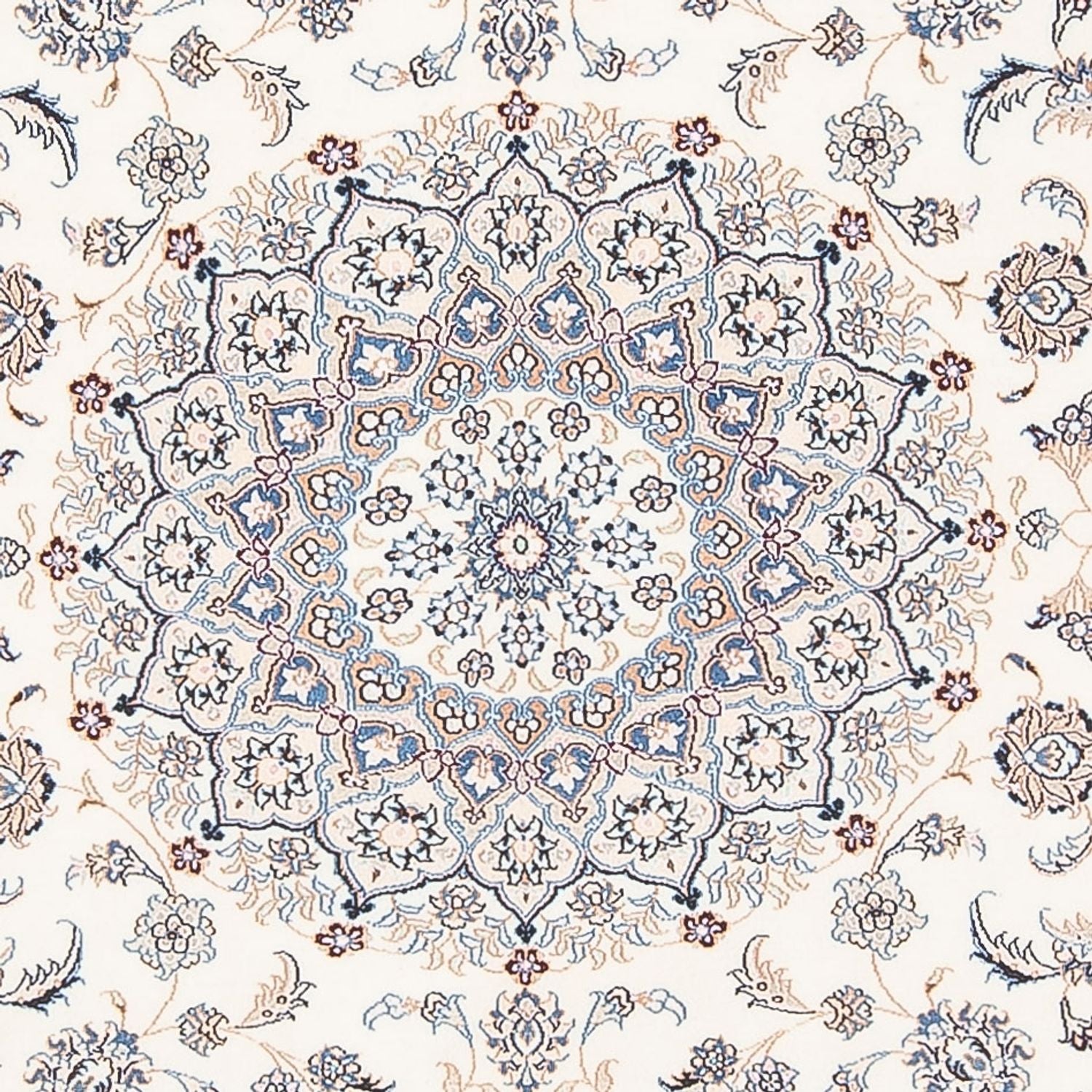 Alfombra Persa - Nain - Prima - 207 x 150 cm - crema