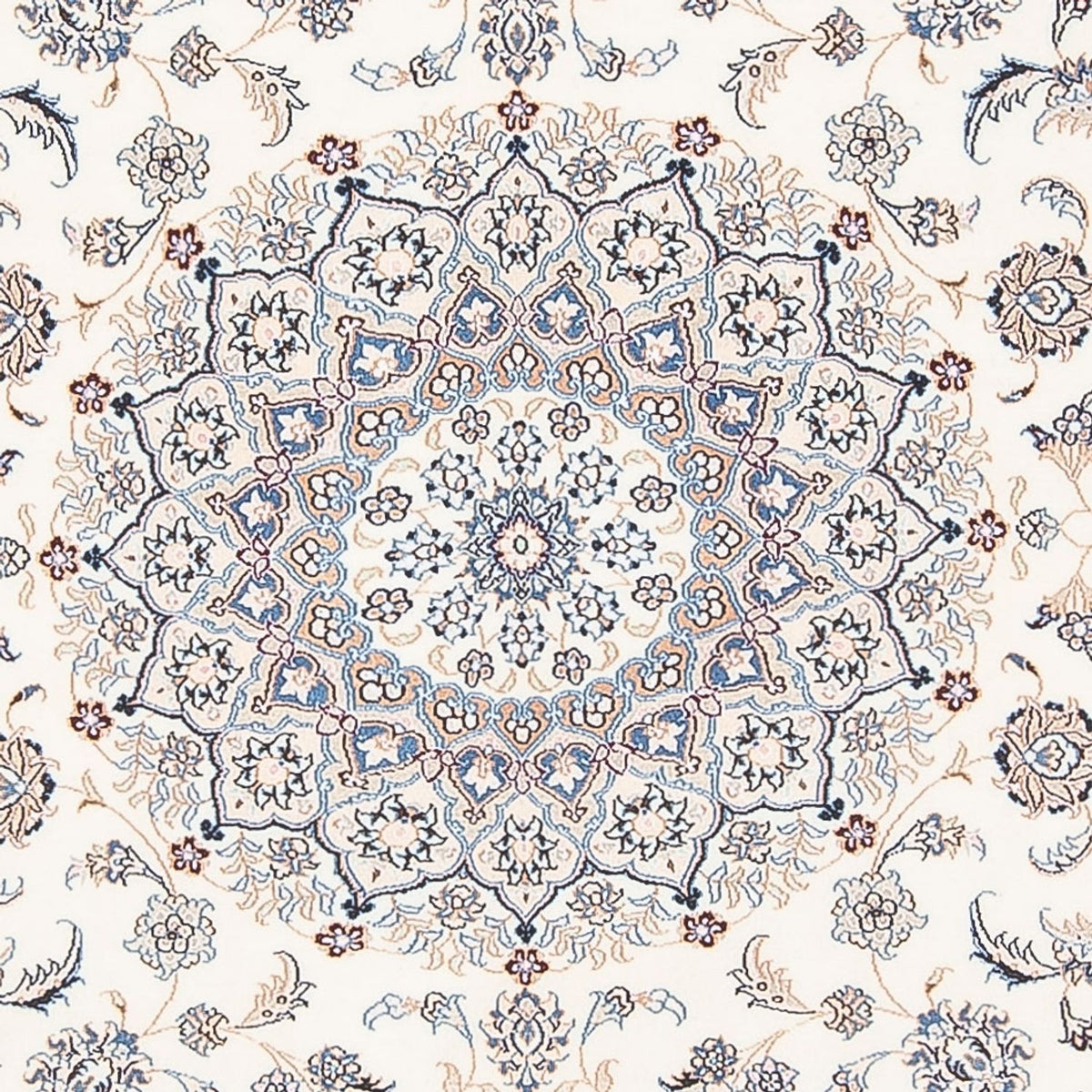Alfombra Persa - Nain - Prima - 207 x 150 cm - crema
