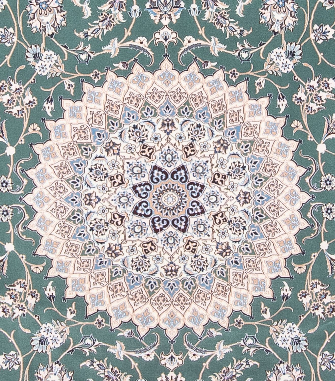 Alfombra Persa - Nain - Prima - 260 x 255 cm - verde