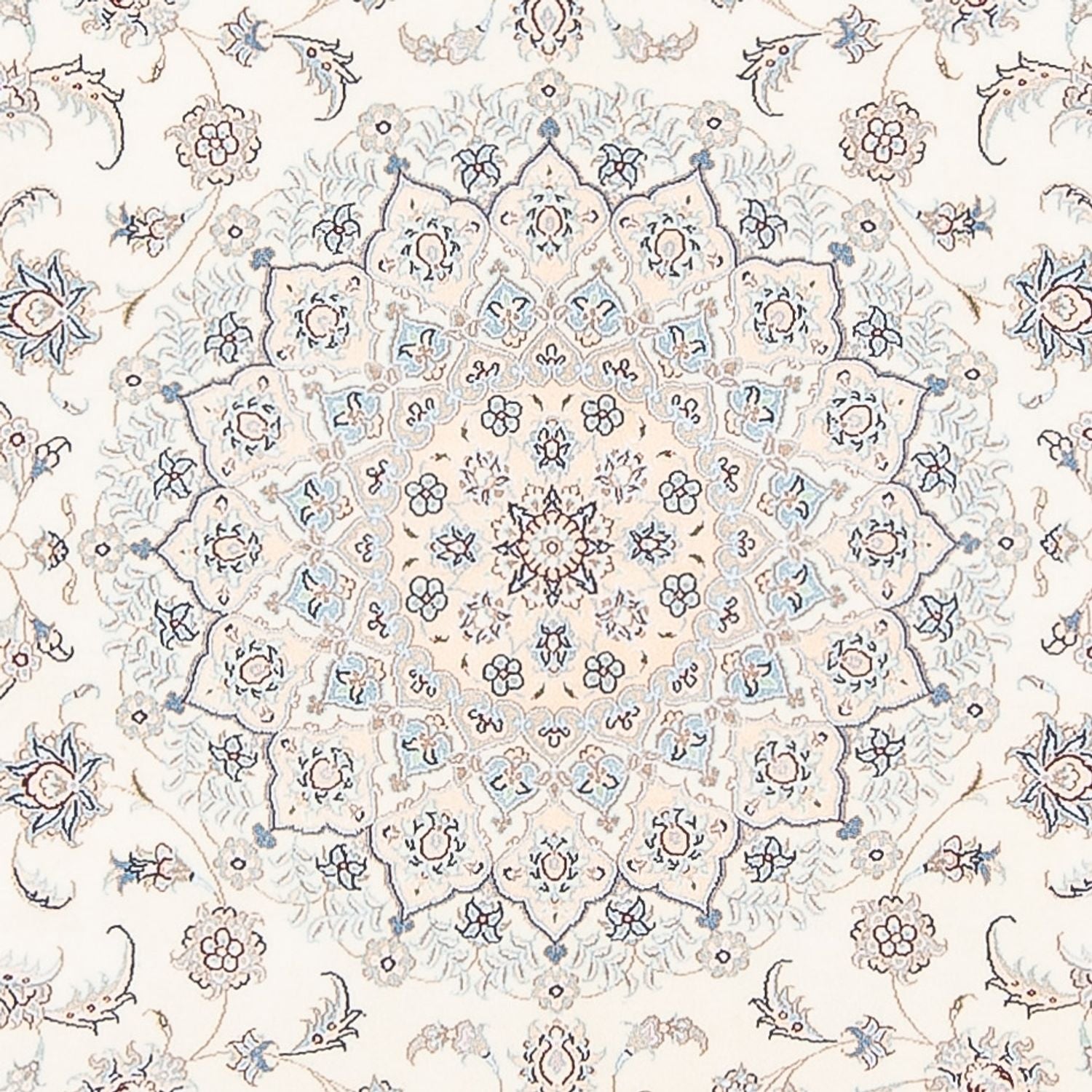 Alfombra Persa - Nain - Prima - 206 x 155 cm - crema