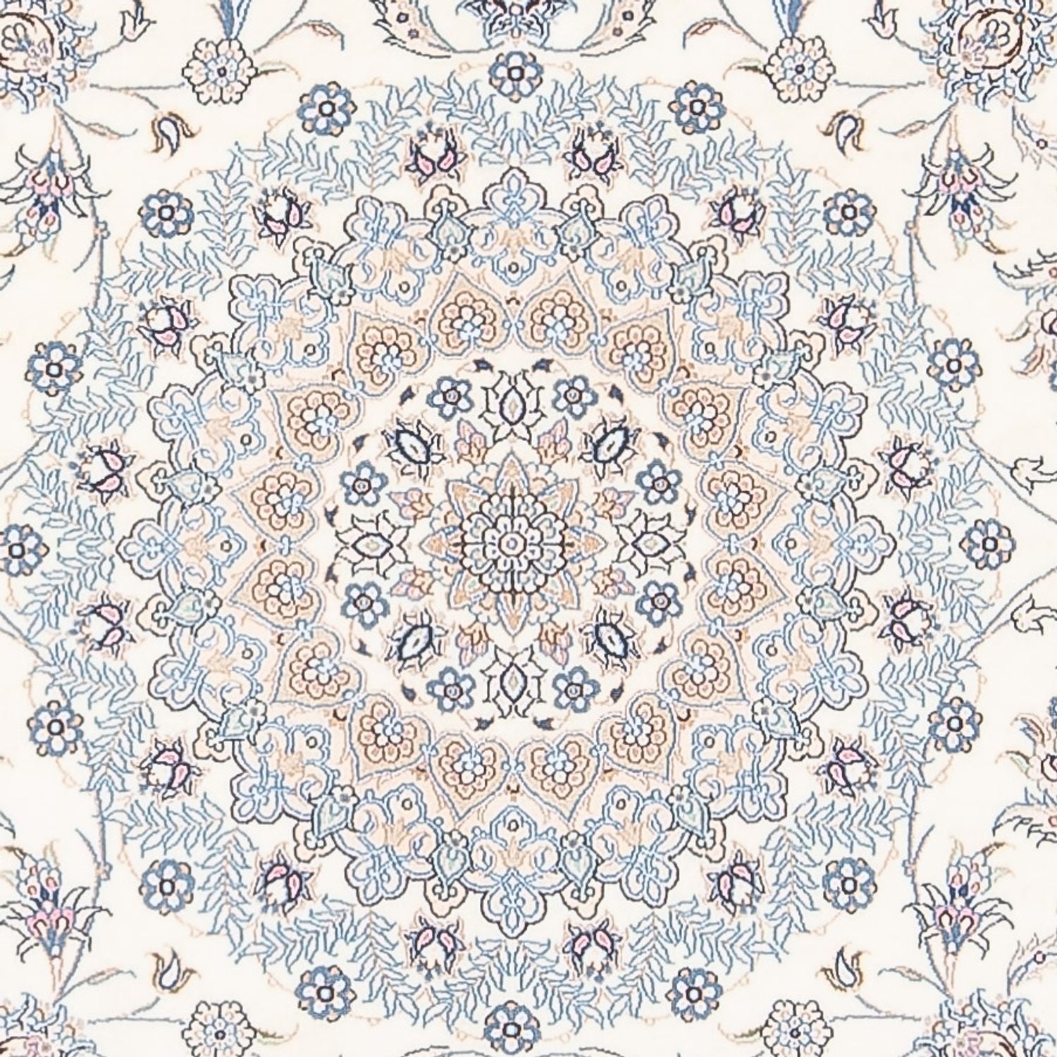 Alfombra Persa - Nain - Prima - 236 x 169 cm - azul claro