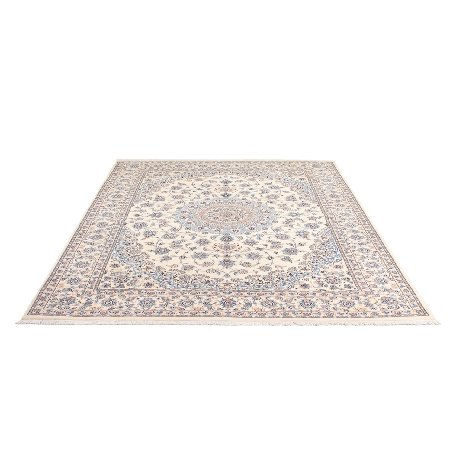 Alfombra Persa - Nain - Prima - 236 x 169 cm - azul claro