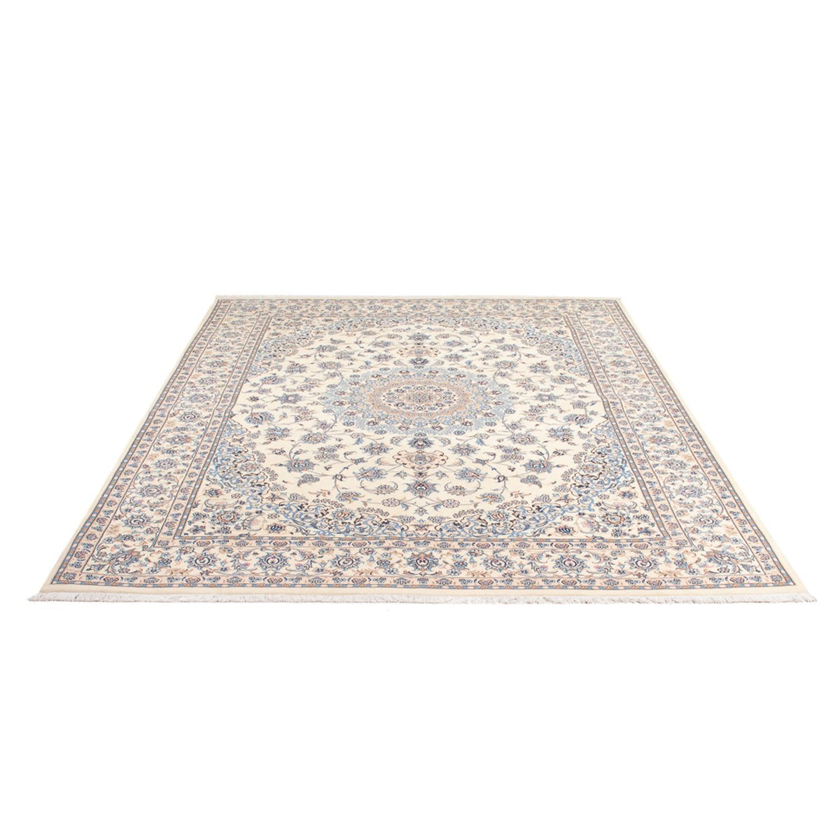 Alfombra Persa - Nain - Prima - 236 x 169 cm - azul claro