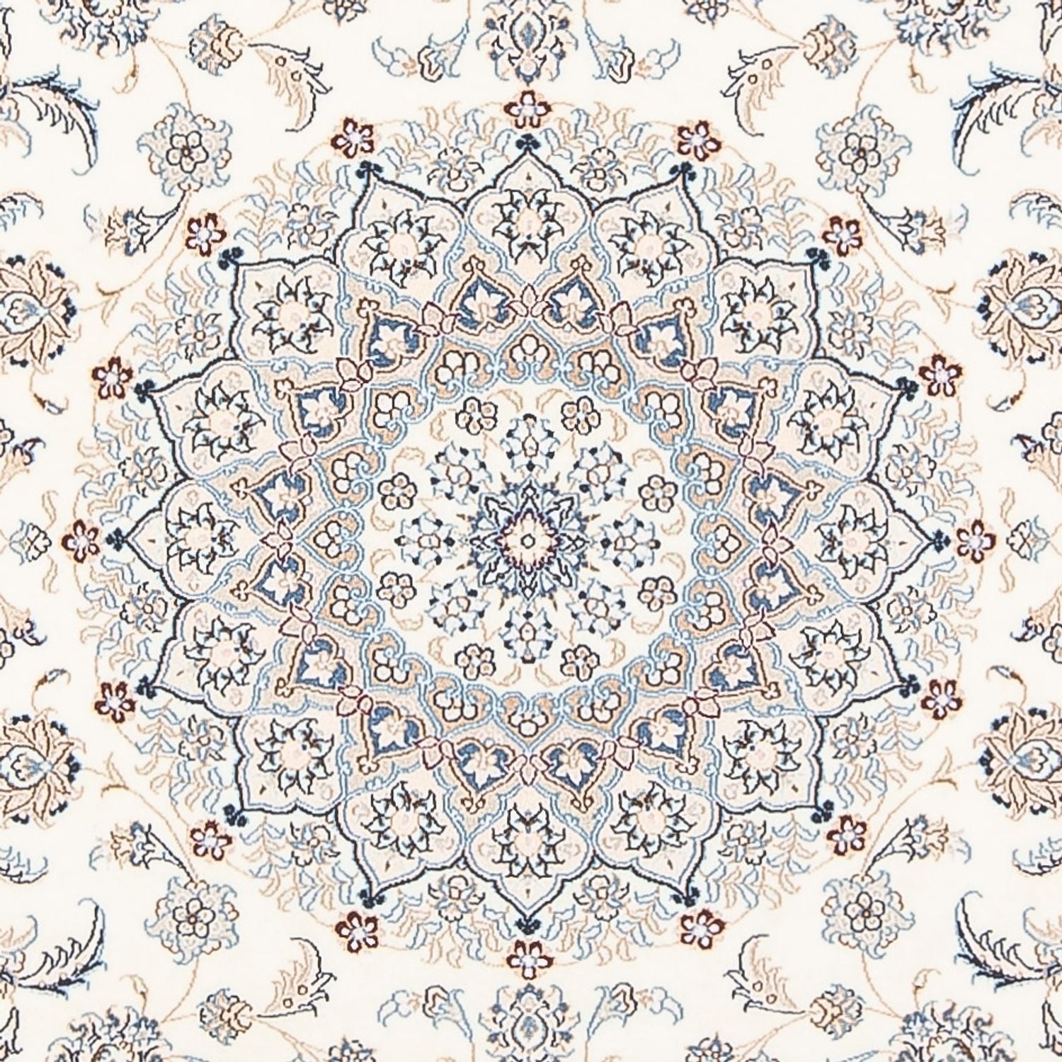 Alfombra Persa - Nain - Prima - 206 x 150 cm - crema