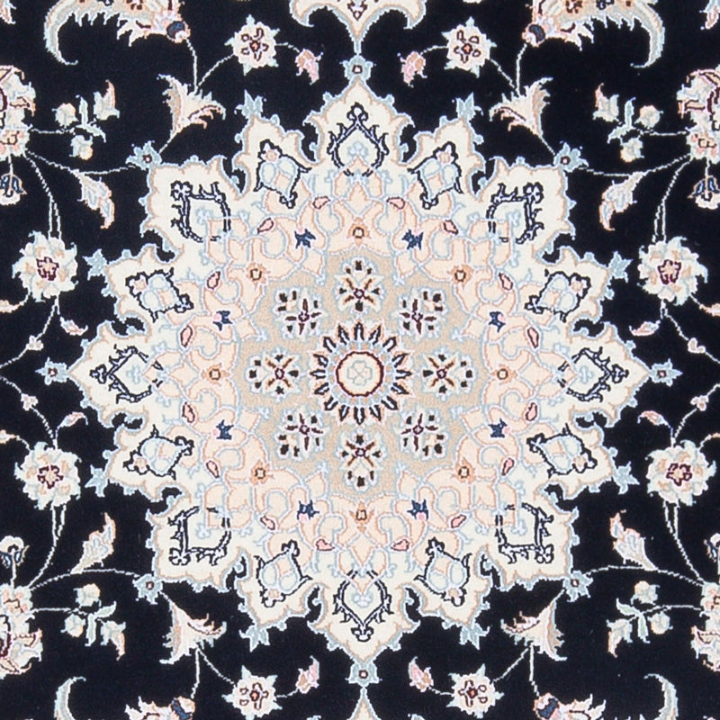 Alfombra Persa - Nain - Prima - 164 x 108 cm - azul oscuro