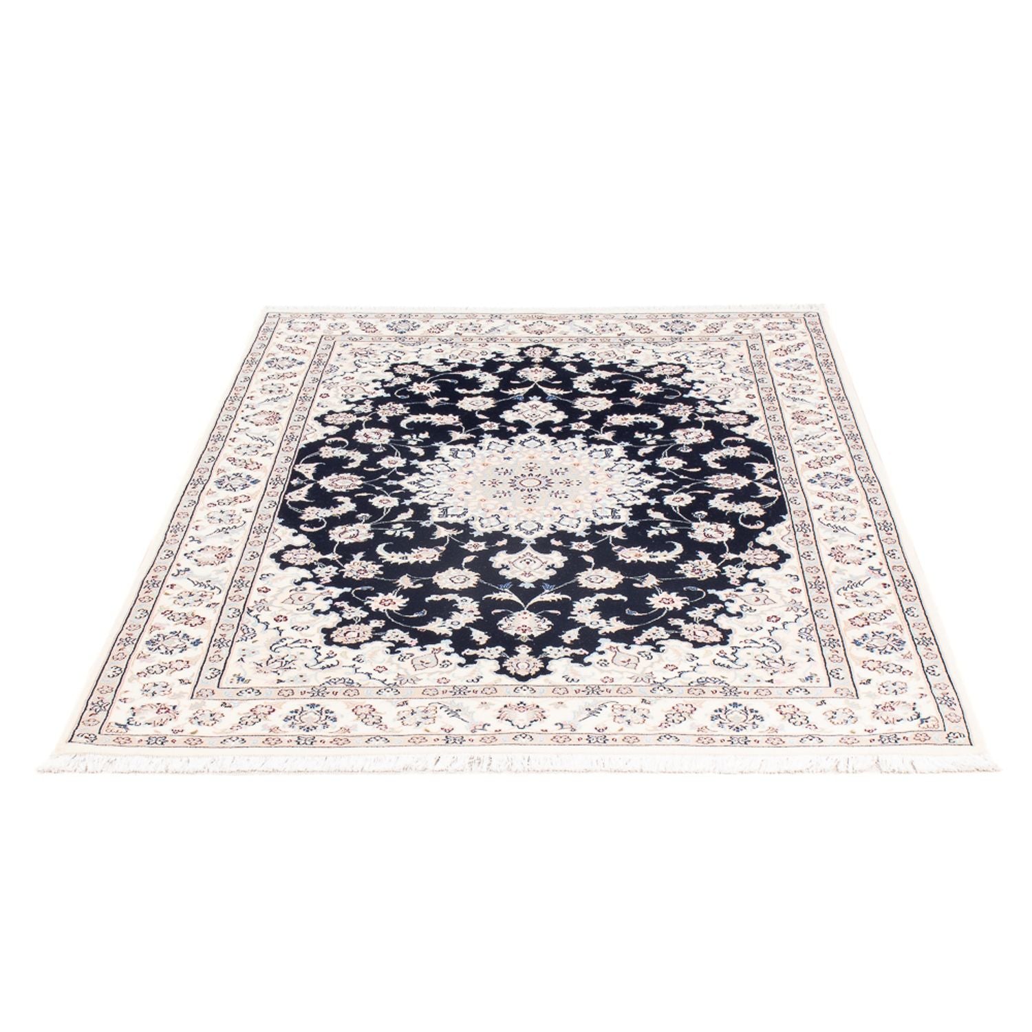 Alfombra Persa - Nain - Prima - 164 x 108 cm - azul oscuro
