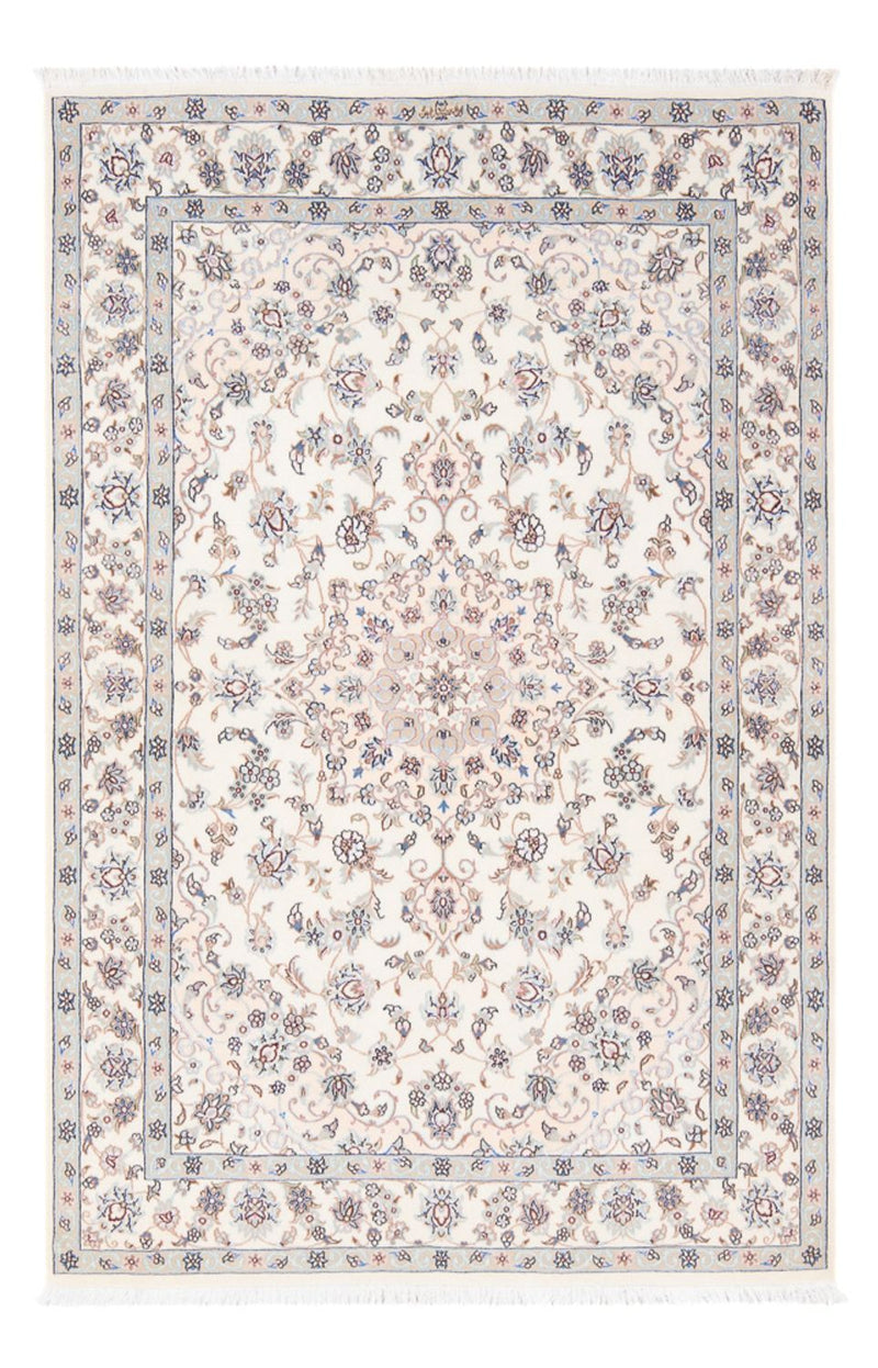 Alfombra Persa - Nain - Prima - 162 x 110 cm - azul claro