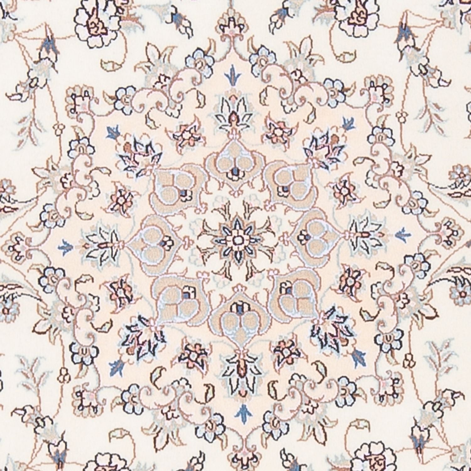Alfombra Persa - Nain - Prima - 162 x 110 cm - azul claro