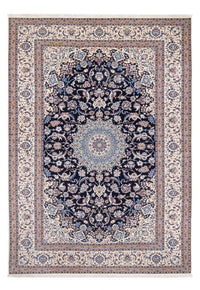 Alfombra Persa - Nain - Prima - 273 x 184 cm - azul oscuro