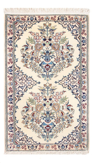 Alfombra Persa - Nain - Prima - 80 x 50 cm - crema