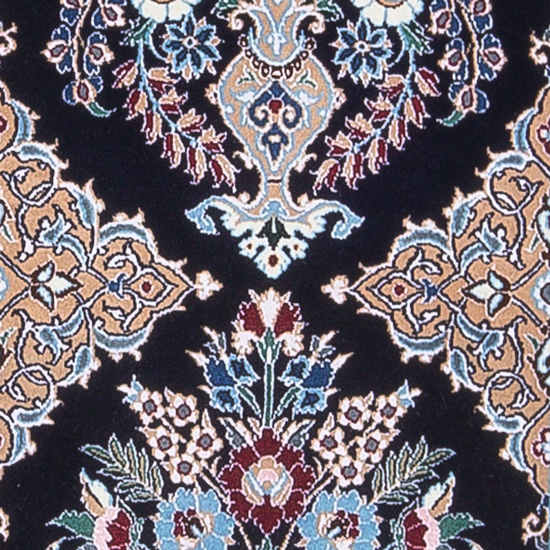 Alfombra de pasillo Alfombra Persa - Nain - Prima - 228 x 48 cm - azul oscuro