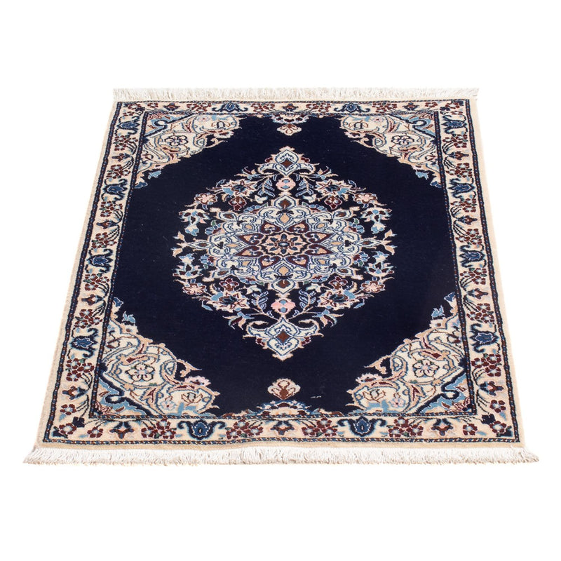Alfombra Persa - Nain - Prima - 75 x 50 cm - azul claro