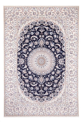 Alfombra Persa - Nain - Prima - 306 x 207 cm - azul oscuro