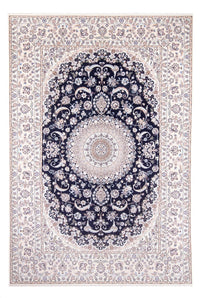 Alfombra Persa - Nain - Prima - 306 x 207 cm - azul oscuro