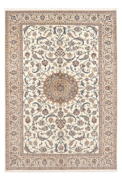 Nain - 6La Alfombra 127x203cm - Alfombra persa - beige claro