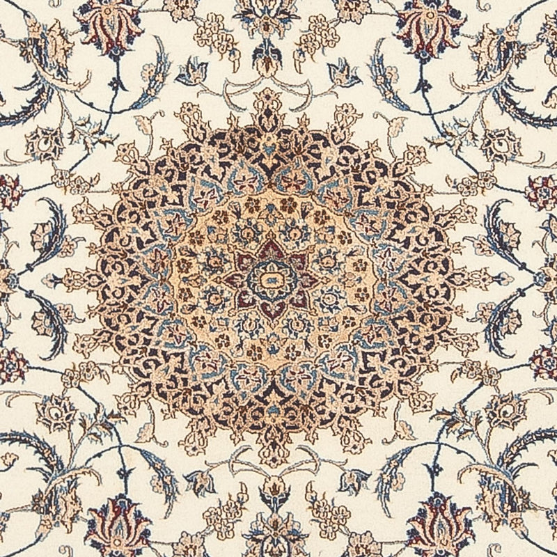 Alfombra Persa - Nain - Prima - 203 x 127 cm - beige claro
