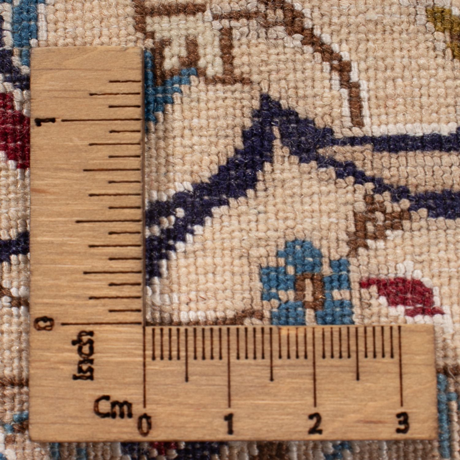 Alfombra Persa - Nain - Prima - 203 x 127 cm - beige claro