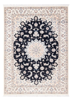 Alfombra Persa - Nain - Prima - 160 x 110 cm - azul oscuro