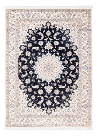 Alfombra Persa - Nain - Prima - 160 x 110 cm - azul oscuro