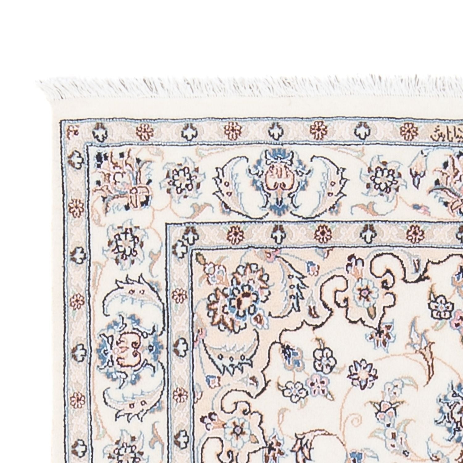 Alfombra Persa - Nain - Prima - 133 x 81 cm - crema