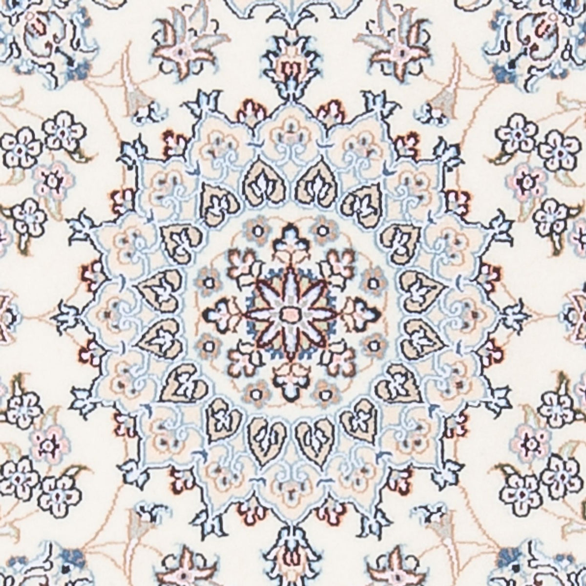 Alfombra Persa - Nain - Prima - 132 x 80 cm - crema