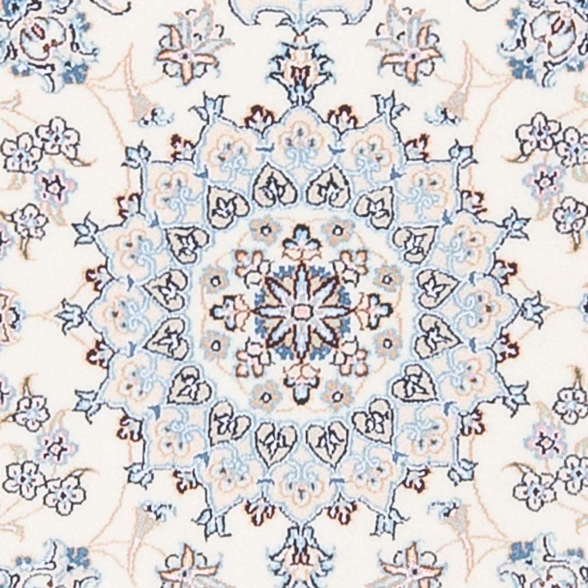Alfombra Persa - Nain - Prima - 132 x 81 cm - crema