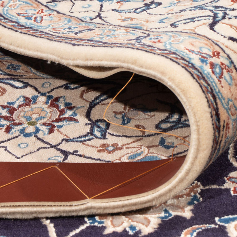Alfombra Persa - Nain - Prima - 200 x 130 cm - azul oscuro