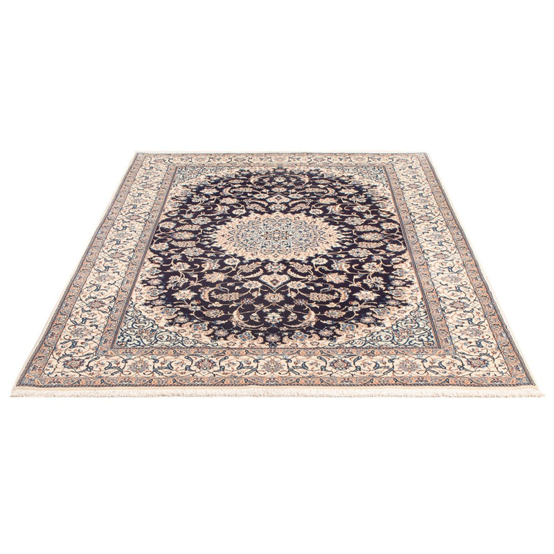 Alfombra Persa - Nain - Prima - 200 x 130 cm - azul oscuro