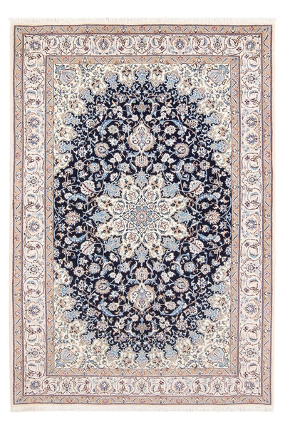 Nain - 6La Alfombra 130x198cm - Alfombra persa - azul oscuro