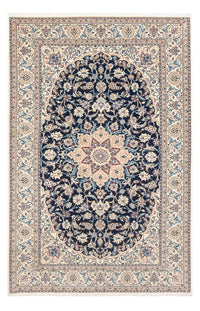 Alfombra Persa - Nain - Prima - 196 x 133 cm - azul oscuro