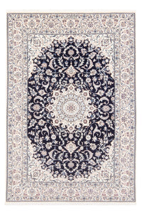 Alfombra Persa - Nain - Prima - 175 x 128 cm - azul oscuro