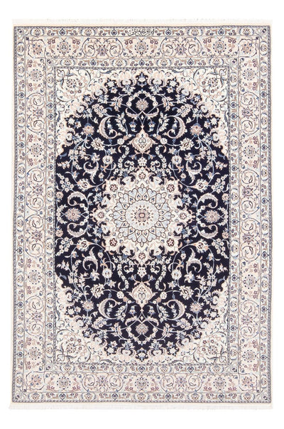 Nain - 6La Alfombra 128x175cm - Alfombra persa - azul oscuro