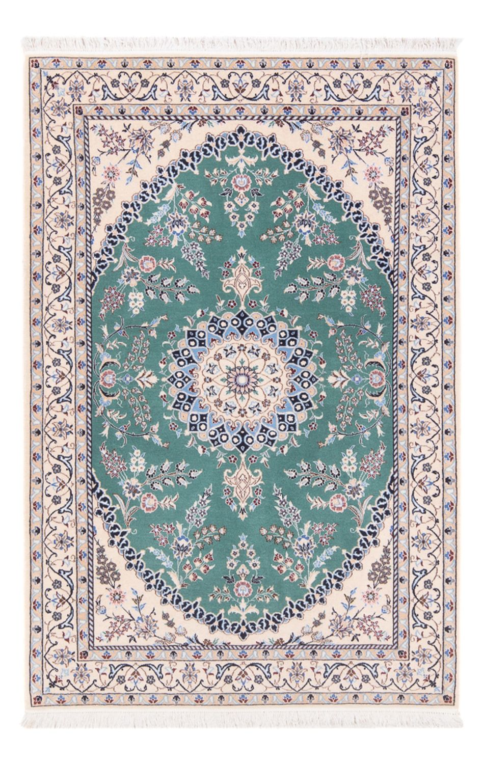 Alfombra Persa - Nain - Prima - 153 x 100 cm - verde