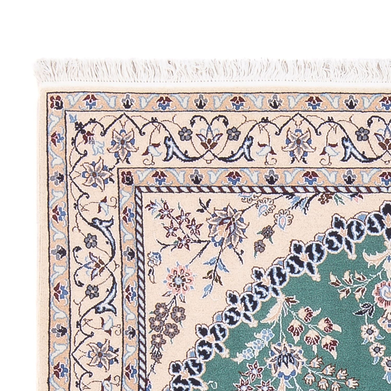 Alfombra Persa - Nain - Prima - 153 x 100 cm - verde