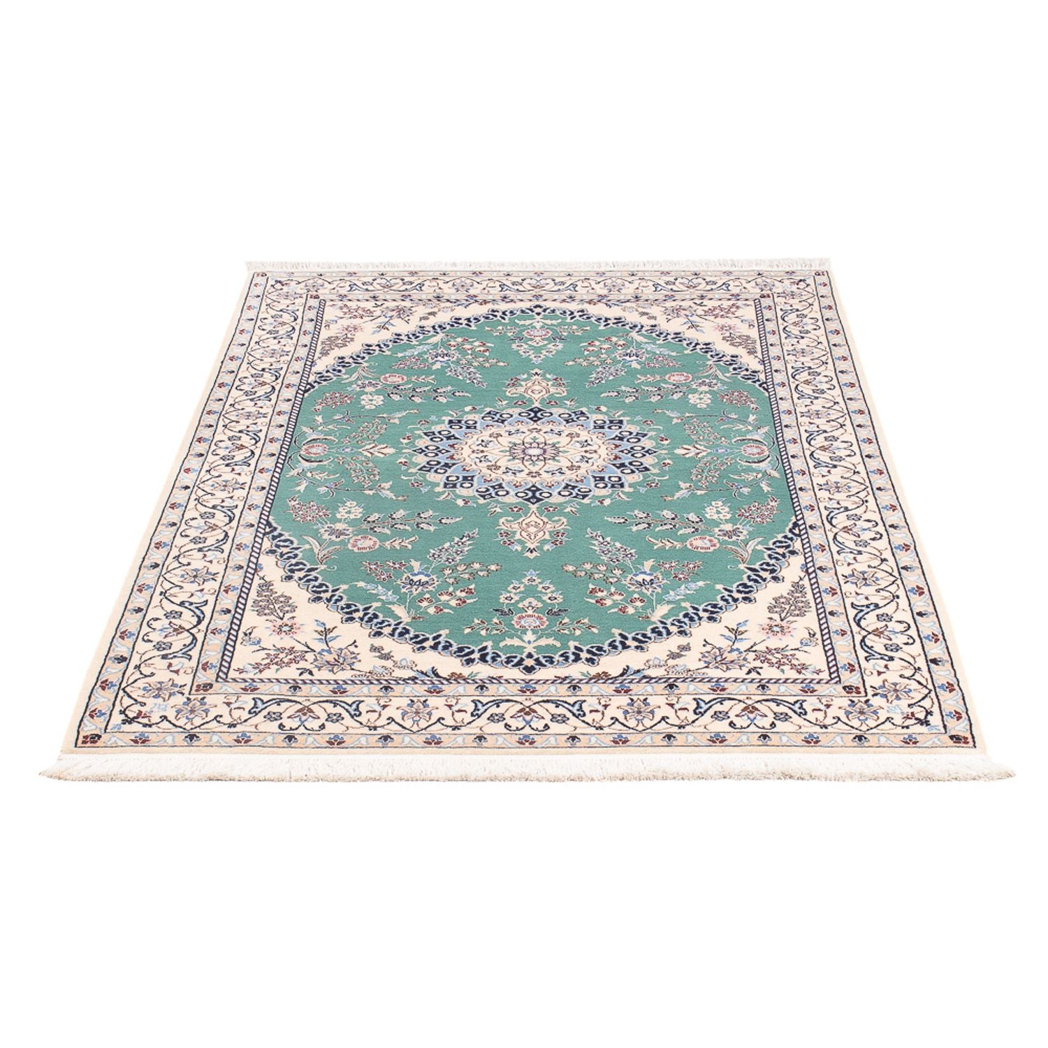 Alfombra Persa - Nain - Prima - 153 x 100 cm - verde