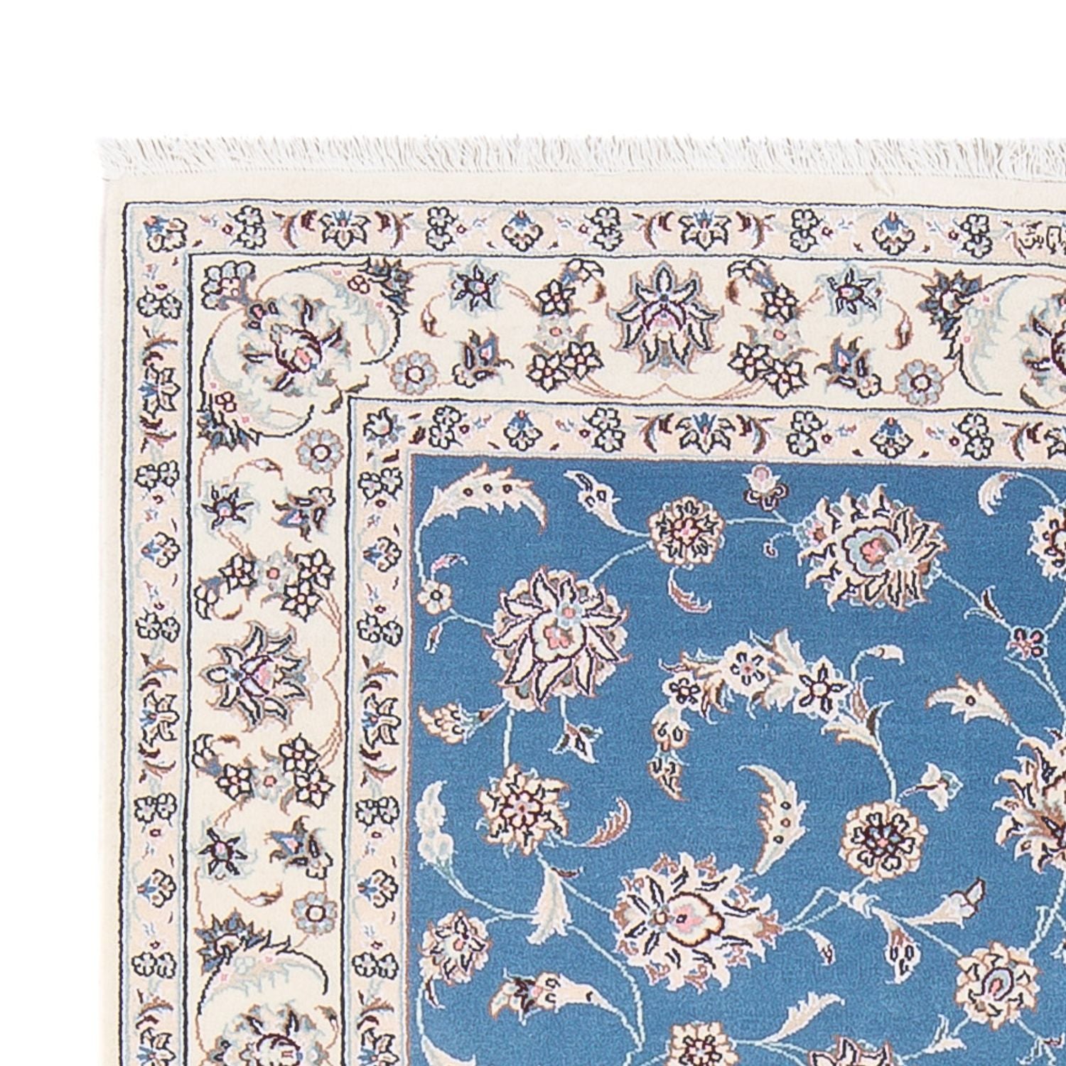 Alfombra Persa - Nain - Prima - 150 x 103 cm - azul