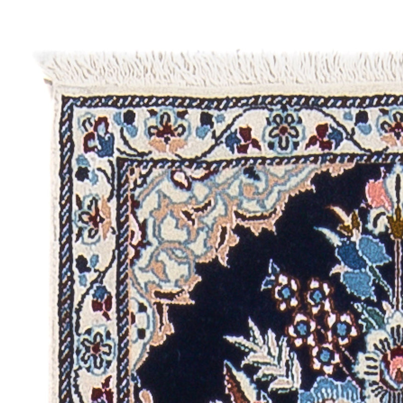 Alfombra de pasillo Alfombra Persa - Nain - Prima - 202 x 46 cm - azul oscuro