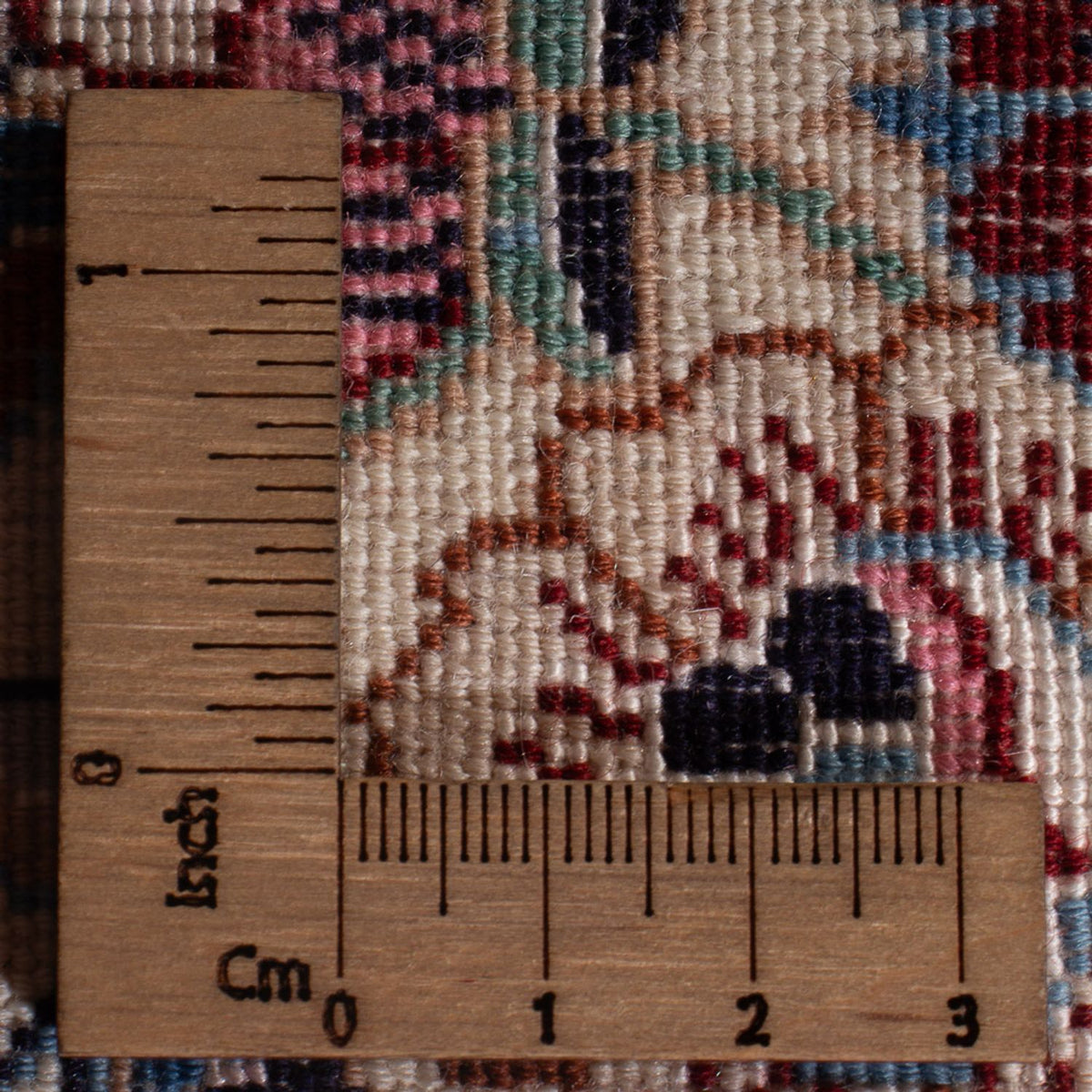 Alfombra de pasillo Alfombra Persa - Nain - Prima - 203 x 48 cm - crema