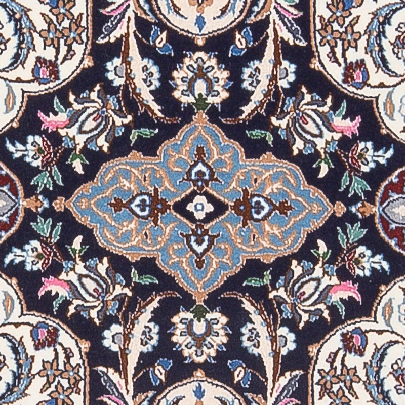 Alfombra de pasillo Alfombra Persa - Nain - Prima - 220 x 52 cm - azul oscuro