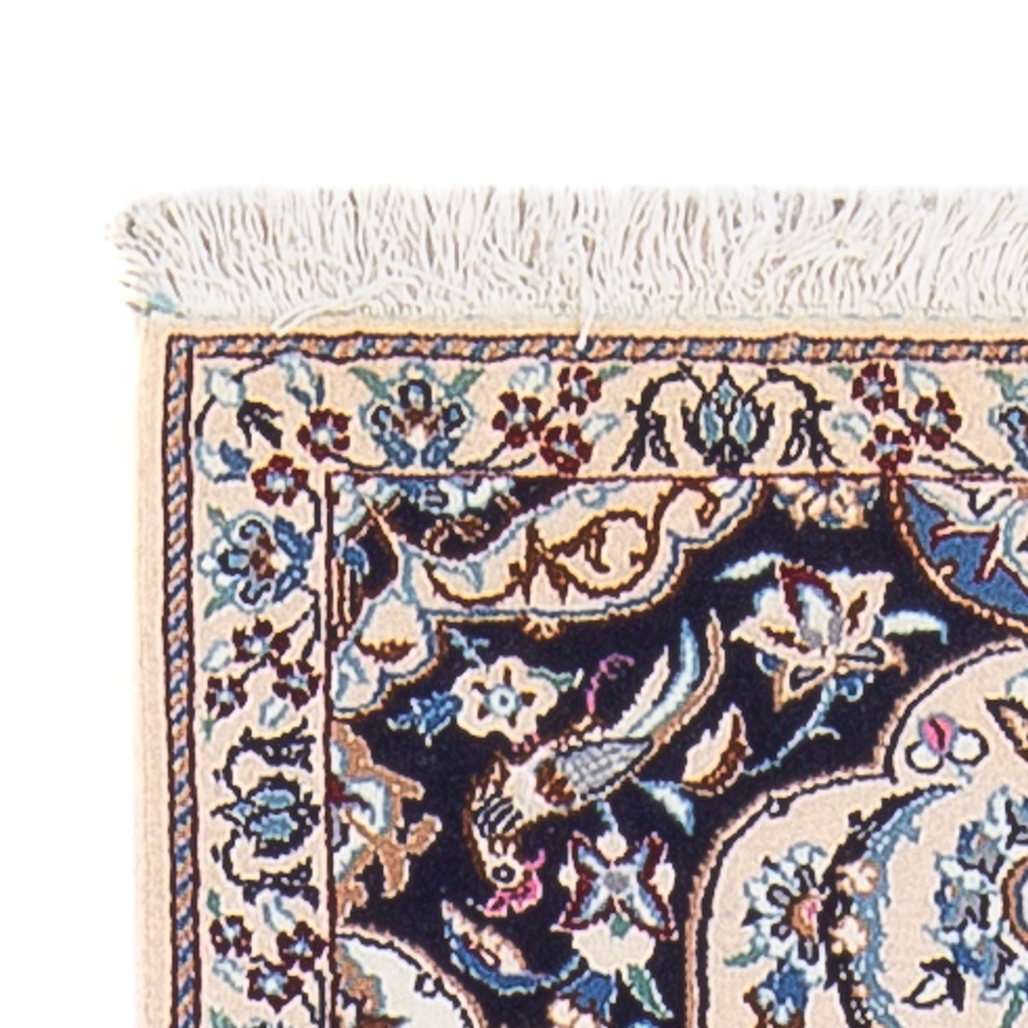 Alfombra de pasillo Alfombra Persa - Nain - Prima - 220 x 52 cm - azul oscuro