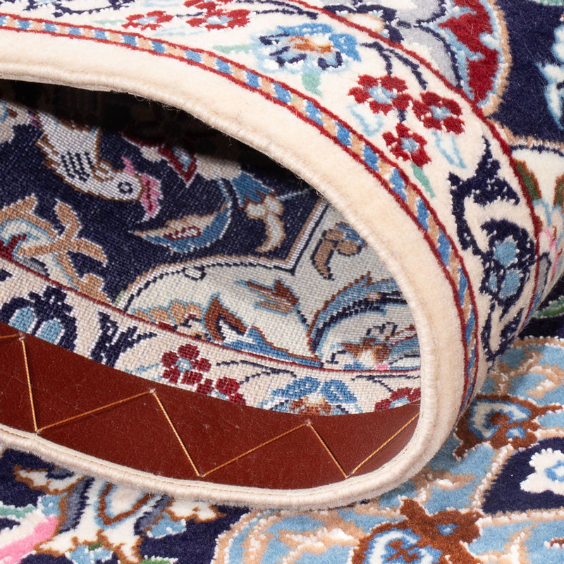 Alfombra de pasillo Alfombra Persa - Nain - Prima - 220 x 52 cm - azul oscuro