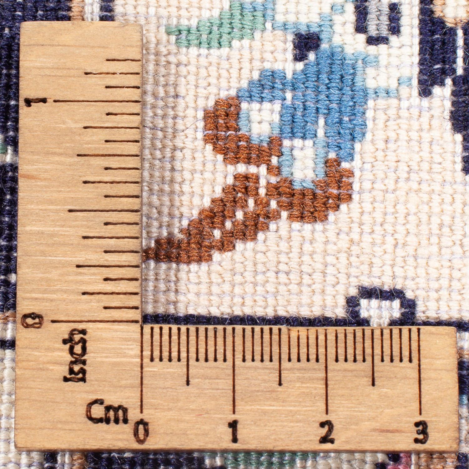 Alfombra de pasillo Alfombra Persa - Nain - Prima - 220 x 52 cm - azul oscuro