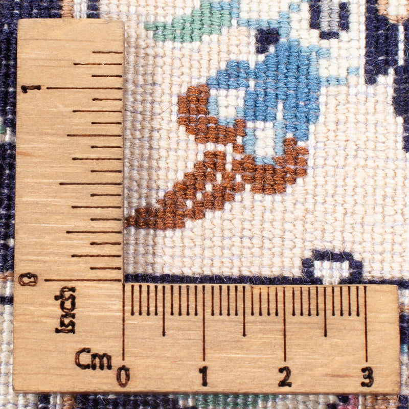 Alfombra de pasillo Alfombra Persa - Nain - Prima - 220 x 52 cm - azul oscuro