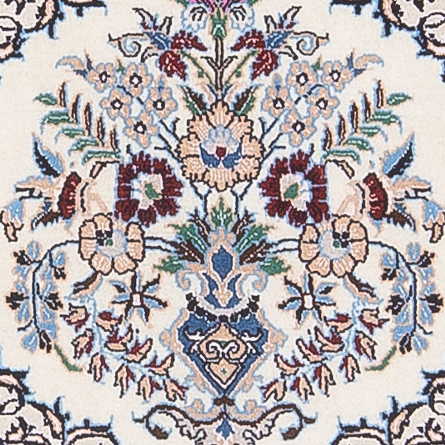 Alfombra de pasillo Alfombra Persa - Nain - Prima - 194 x 48 cm - crema