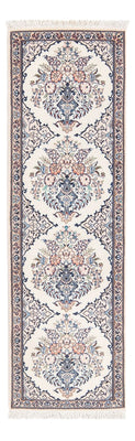 Alfombra de pasillo Alfombra Persa - Nain - Prima - 155 x 48 cm - crema