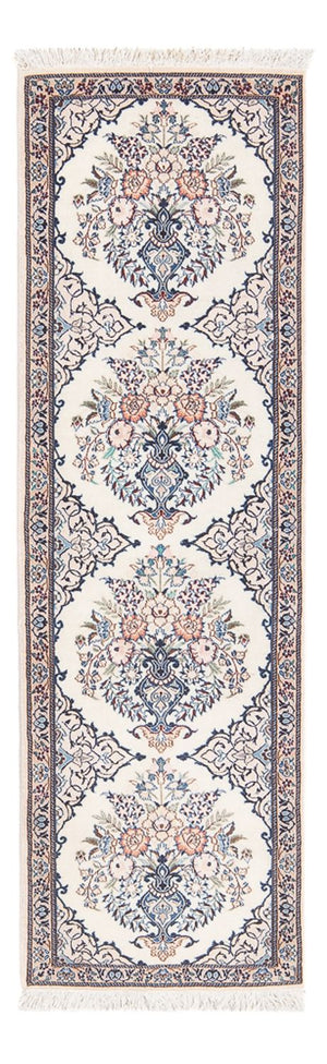 Alfombra de pasillo Alfombra Persa - Nain - Prima - 155 x 48 cm - crema
