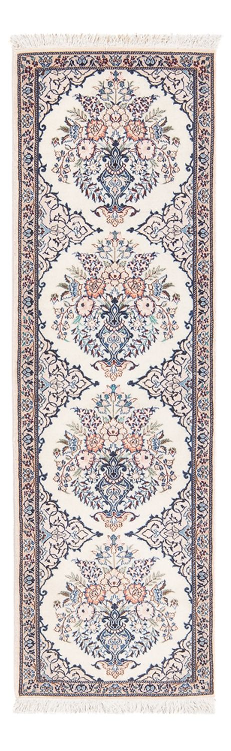 Alfombra de pasillo Alfombra Persa - Nain - Prima - 155 x 48 cm - crema
