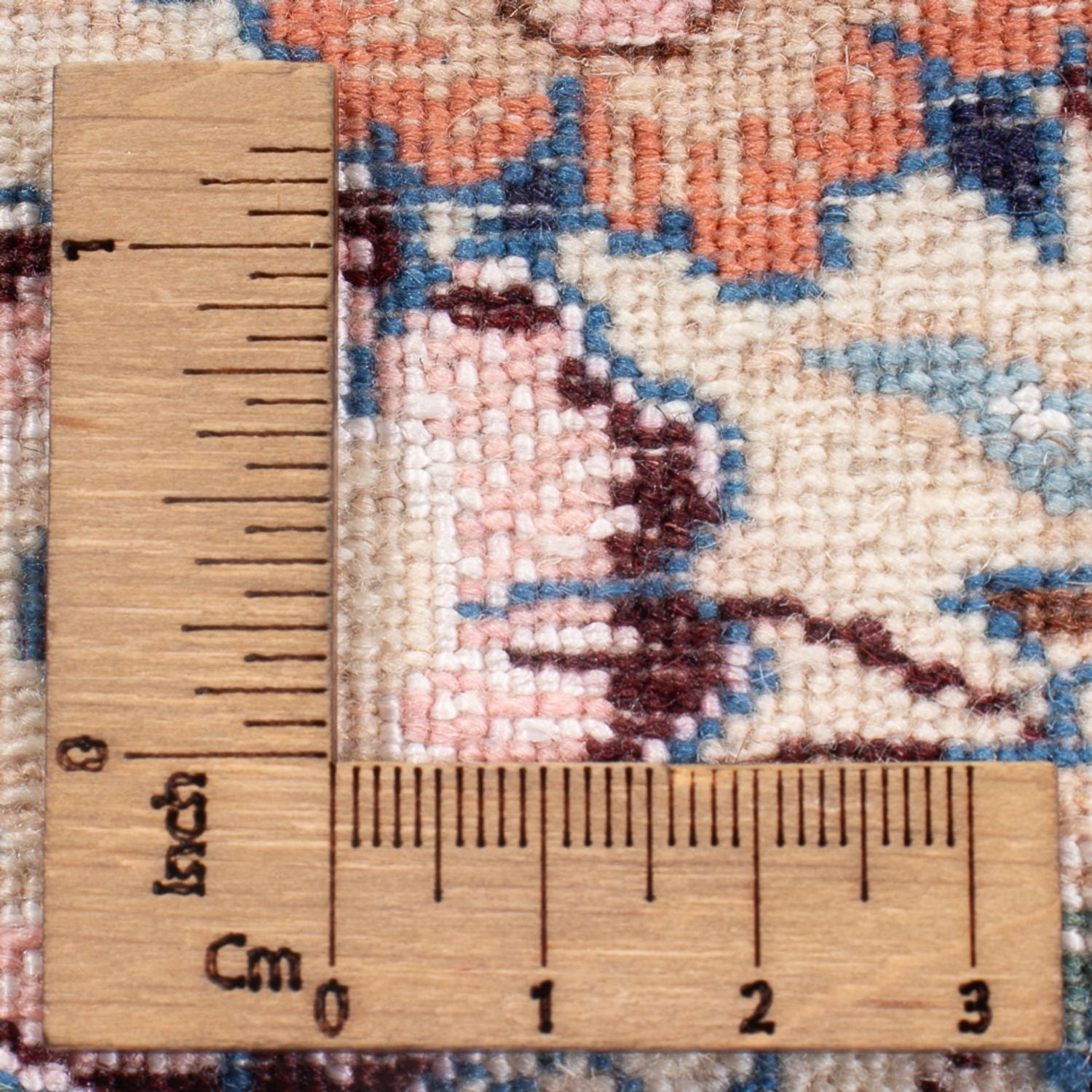 Alfombra de pasillo Alfombra Persa - Nain - Prima - 155 x 48 cm - crema