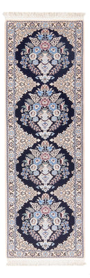 Alfombra de pasillo Alfombra Persa - Nain - Prima - 156 x 50 cm - azul oscuro